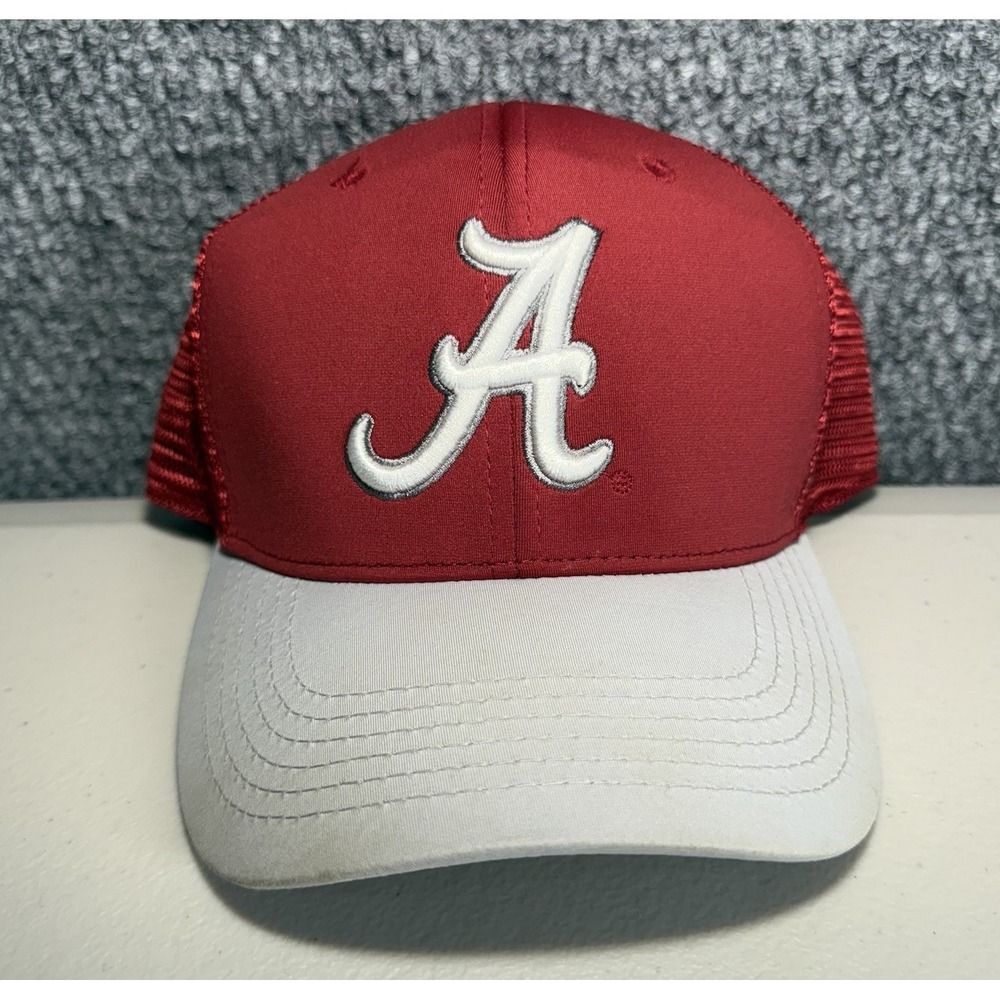 University Of Alabama Crimson Tide Hat Memory Fit  Trucker Fitted Red Cap OSFM‎